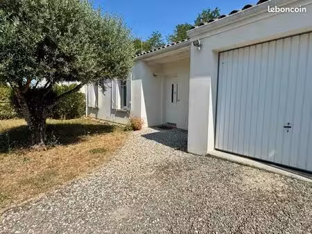maison plein pieds 4 chambres jonzac