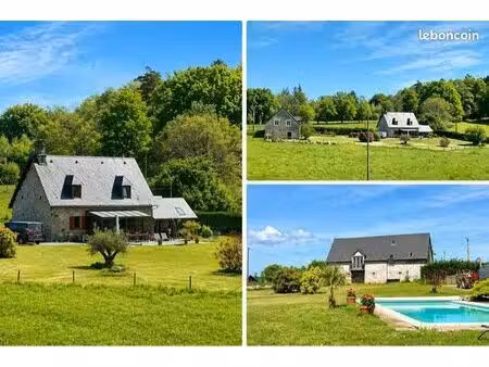 maison en pierre de charme avec piscine  studio indépendant et grande grange