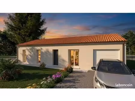 projet de construction d'une maison 96 m² avec terrain à saint-pantaleon-de-larche (19)