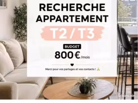 recherche appartement t2