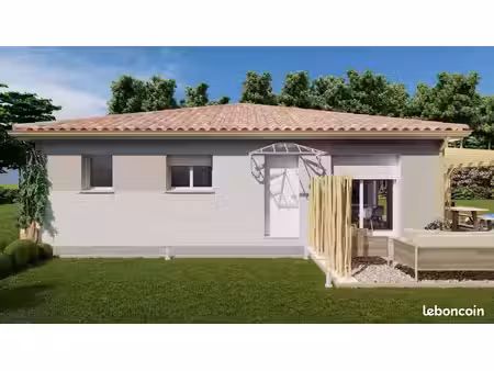 projet de construction d'une maison 93.8 m² avec terrain à mouleydier (24)