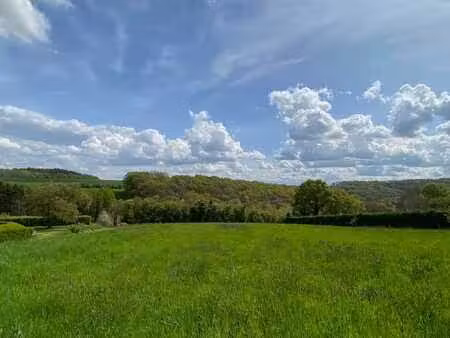 magnifique terrain avec vue dégagée sur la vallée