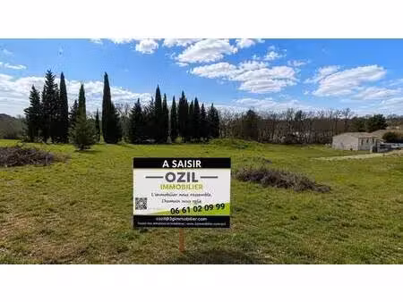 terrain constructible viabilisé à vendre