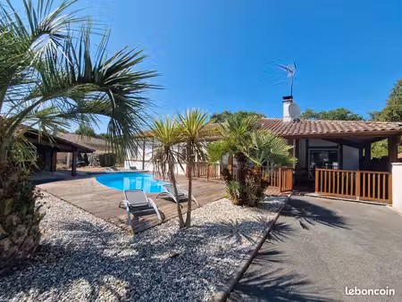 belle villa landaise 4 chambres + piscine