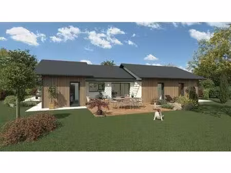 terrain avec maison neuve à vendre