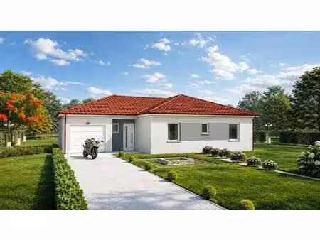 terrain avec maison neuve à vendre