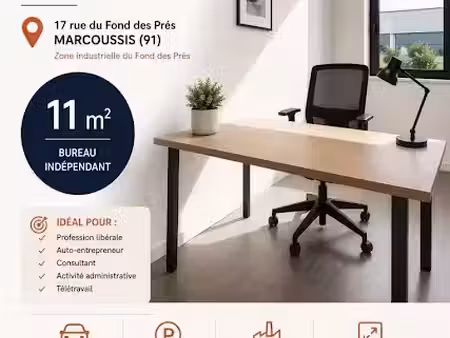 location locaux professionnels 0 pièces 11 m² à marcoussis (91460)  160 €
