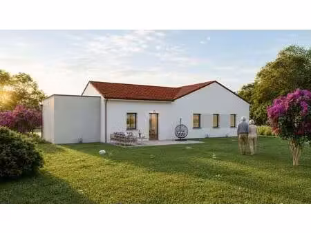 terrain avec maison neuve à vendre