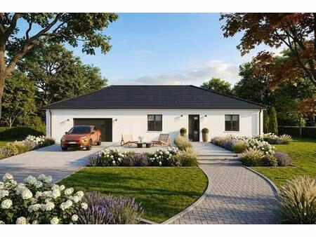 terrain avec maison neuve à vendre