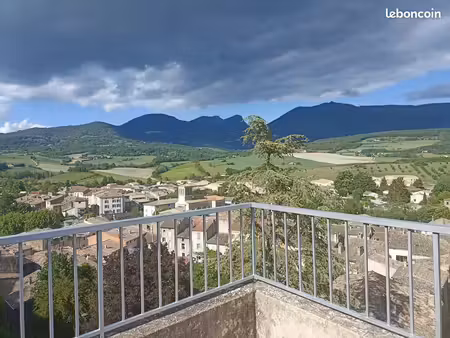 maison ancienne 84 m² sur les hauteurs du vieux village de bourdeaux avec vue exceptionnel