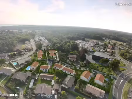 terrain 595 m² parentis en born
