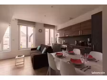 t2 meublé 32 m² - dpe c – entièrement rénové – parking gratuit - centre-ville
