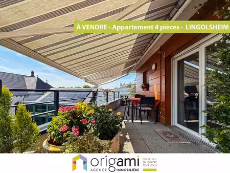 appartement lingolsheim 4p