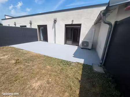 f2 34m²  climatisé  plain-pied  terrasse sans vis à vis  idéal retraité