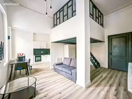 ? appartement meublé 45 m² avec mezzanine – centre de bergerac