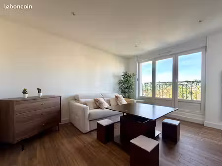nancy – meublé 30 m² – vue dégagée – gare à 3 min – entièrement rénové