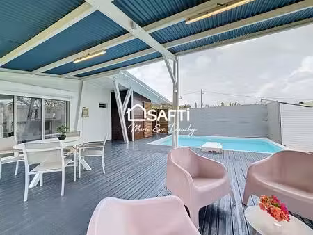 lamentin-villa t4 meublée eau/edf inclus