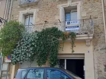 vente maison paulhan  220m² 3 pièces 110 000€ avec garage