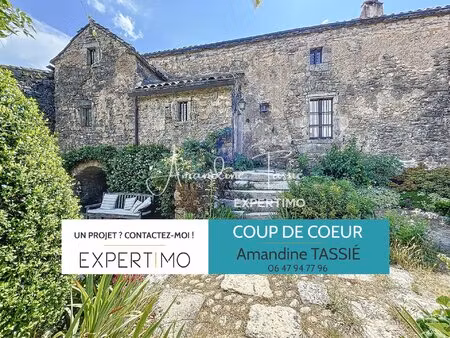 à vendre ancien prieuré du xive siècle entièrement rénové larzac  charme et autonomie