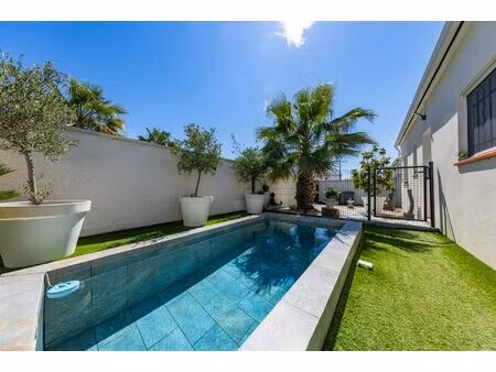 restinclières - villa contemporaine de plain-pied 85 m2- 3 chambres - piscine