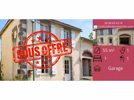 maison de village de 56 m² à la foret-sur-sevre