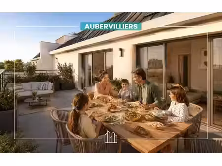 vente appartement neuf 4 pièces 72m2 aubervilliers - 388900 € - surface privée