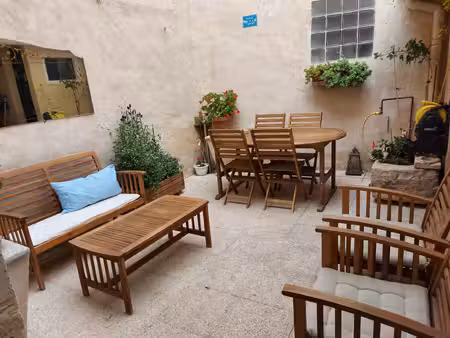 vendu eyragues - maison de village entierement renovee avec exterieur
