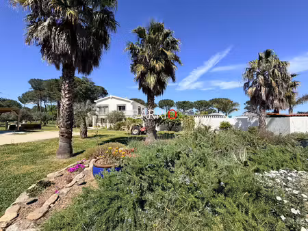 argeles sur mer propriété avec grand terrain arboré  atelier 