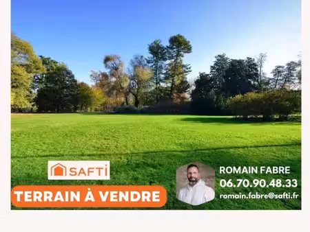 vente terrain 830 m² val de virvée (33240)