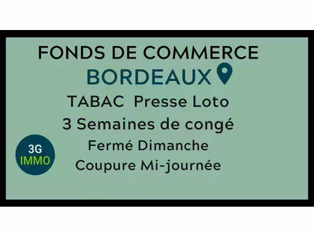 vente locaux professionnels à bordeaux (33000)  267 000 €
