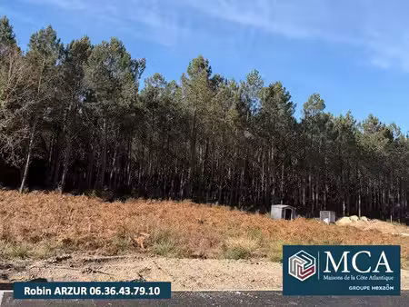 vente terrain 850 m² vielle-saint-girons (40560)