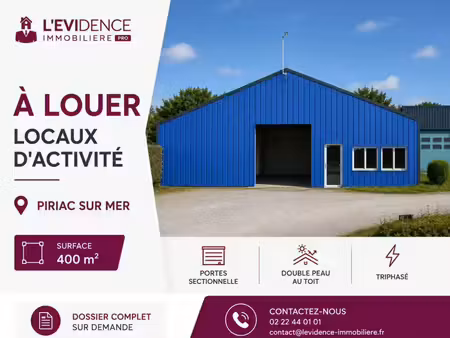 location local industriel 361 m² à piriac-sur-mer (44420)
