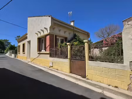 lézignan la cebe maison plain pied à restaurer avec jardin