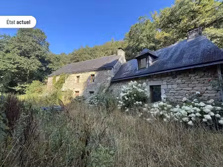 vente maison 3 pièces 165 m² lanvénégen (56320)