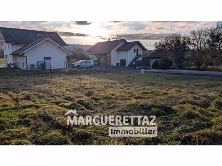 vente terrain 500 m² la tour (74250)