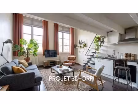 vente loft 2 pièces 51 m² à lyon 4ème (69004)  220 000 €