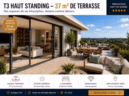 vente appartement 3 pièces 67 m² à le relecq-kerhuon (29480)  505 000 €