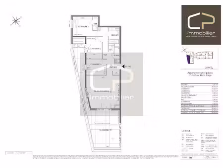 vente appartement 4 pièces 82.85 m² à annecy (74000)  598 000 €