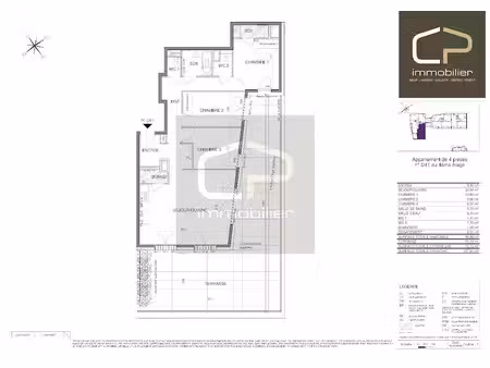 vente appartement 4 pièces 86.69 m² à annecy (74000)  623 000 €