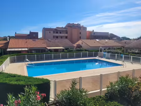 résidence fermée avec piscine le clos catalan studio cabine
