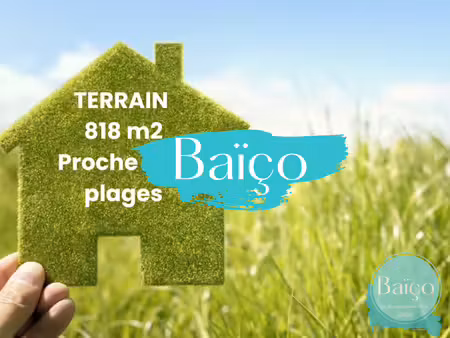 vente terrain 818 m² à groix (56590)  270 400 €