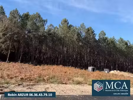vente terrain 850 m² à vielle-saint-girons (40560)  135 000 €