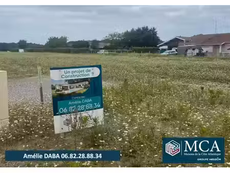 vente terrain 878 m² à bénesse-maremne (40230)  263 800 €