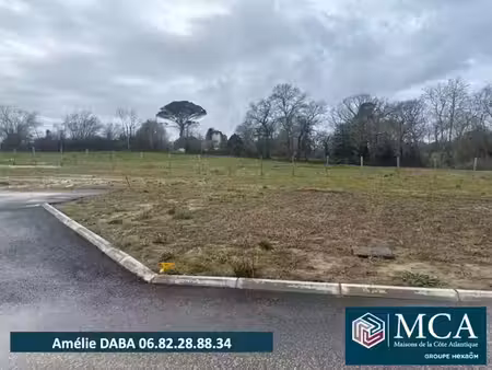 vente terrain 526 m² à saubrigues (40230)  160 000 €