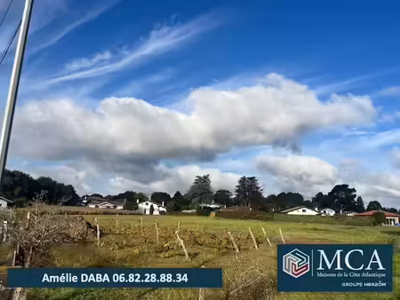 vente terrain 473 m² à seignosse (40510)  272 500 €