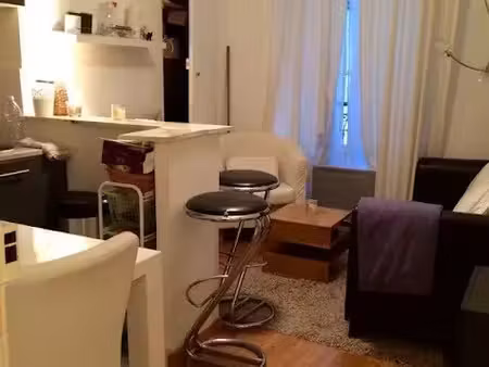location meublée appartement 2 pièces 25 m² à paris 17ème (75017)  1 050 €