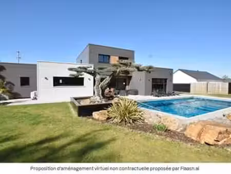 vente maison piscine à saint-étienne-en-coglès (35460) : à vendre piscine / 197m² saint-ét