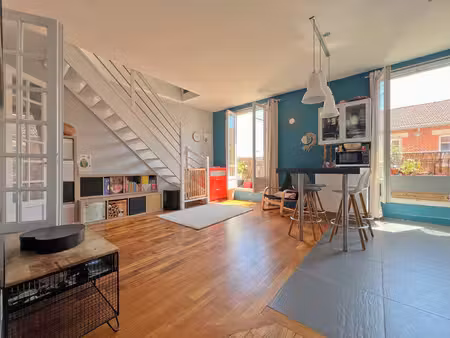 duplex 3 pièces de 54 67 m2 carrez et 78 52 m2 au sol  quart