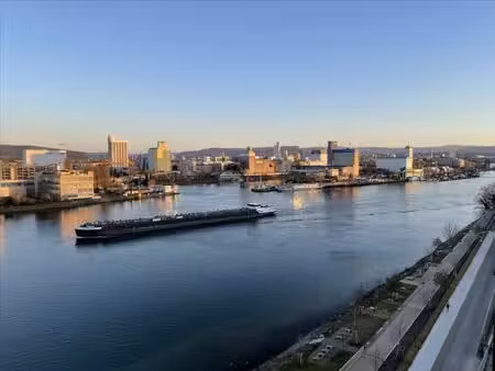 appartement d'exception 4 pièces meublé avec vue imprenable sur le rhin