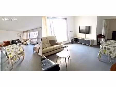 courbevoie - superbe t2 meublé de 56m² avec terrasse  box & vue jardin